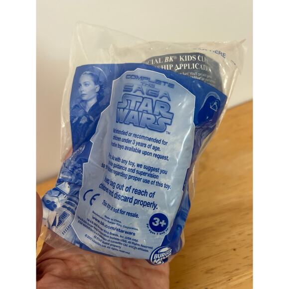 2005 Burger King Star Wars Complete the Saga Bail Organa Toy Sealed - Picture 3 of 3